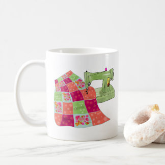 Tasse der Quilt-Nähmaschine