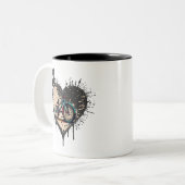 Tasse der Radfahrer (Vorderseite Links)