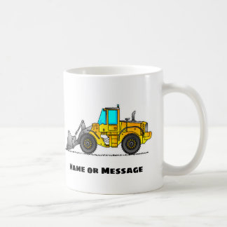 Tasse der Radlader, Tasse der Digger, Bauthema