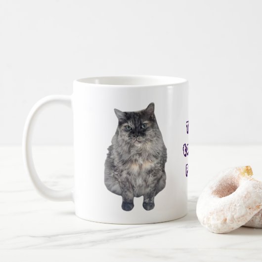 Tasse der Ratschläge für die Editor-Katze durch Ro (Mit Donut)