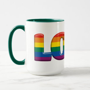 Tasse der RegenbogenLiebe