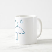 Tasse der Regensymbolfunktion (VorderseiteRechts)