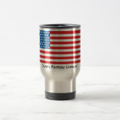 Tasse der Reise-15oz patriotisch (Mittel)