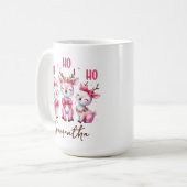 Tasse der Rentiere, Ho ho ho Tasse, Individuelle N (Vorderseite Links)