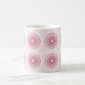 Tasse der Retro-Flora, Magenta (Mittel)