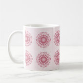 Tasse der Retro-Flora, Magenta (Links)