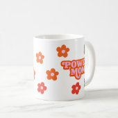 Tasse der Retro-Power-Mama (VorderseiteRechts)