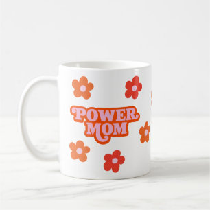 Tasse der Retro-Power-Mama