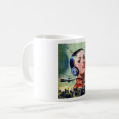 Tasse der Retro-Science Fiction (Vorderseite Links)