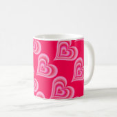 Tasse der rosa Herzen (VorderseiteRechts)