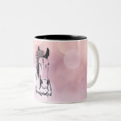 Tasse der Rosa Horse Lovin (VorderseiteRechts)