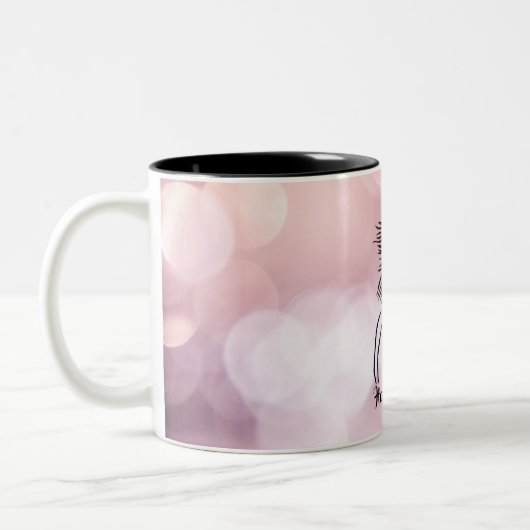 Tasse der Rosa Horse Lovin (Links)