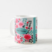 Tasse der Rose (Text hinzufügen) (Vorderseite Links)