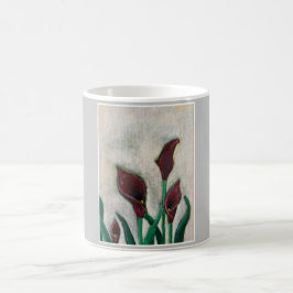 Tasse der roten Blume