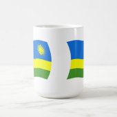 Tasse der ruandischen Flagge (Mittel)