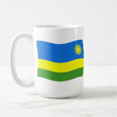 Tasse der ruandischen Flagge (Links)