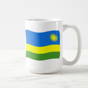 Tasse der ruandischen Flagge