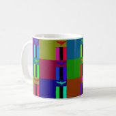 Tasse der Sambia-Multihue-Flaggen (Vorderseite Links)