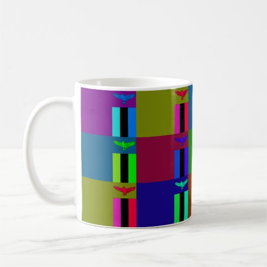 Tasse der Sambia-Multihue-Flaggen (Links)