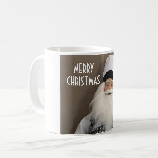Tasse "DER SANTA-KOCH" (Vorderseite Links)