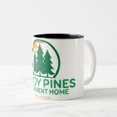 Tasse der schattigen Pines (VorderseiteRechts)