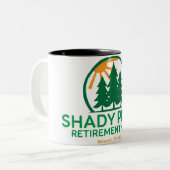 Tasse der schattigen Pines (Vorderseite Links)