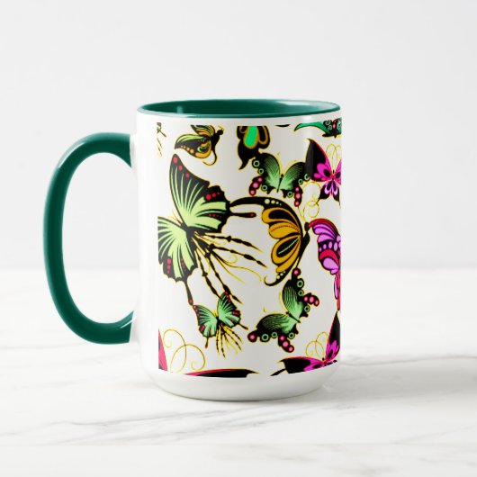 Tasse der Schmetterlinge (Links)