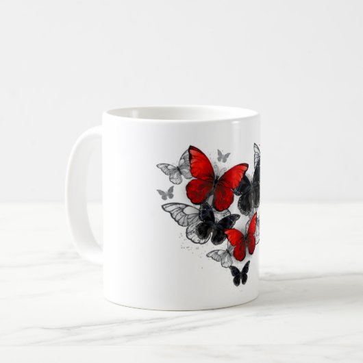 Tasse der Schmetterlinge (Vorderseite Links)