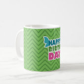 Tasse der Schmetterlingsflügel zum Geburtstag (Vorderseite Links)