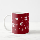 Tasse der Schneeflocken (Links)