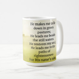 Tasse der Schrift Psalm 22:2-3