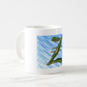 Tasse der Schriftart-Insel-"Z" (Vorderseite Links)
