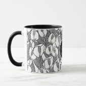 Tasse der Schwarz-Weiß-Romantik (Links)