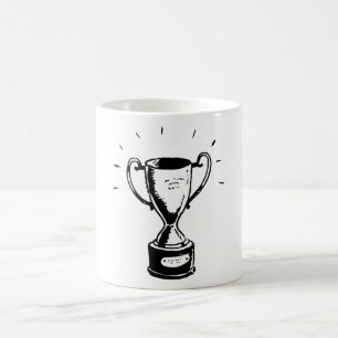 Tasse der Schwarz-Weiß-Trophäe