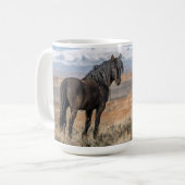 Tasse "Der schwarze Hengst" (Vorderseite Links)