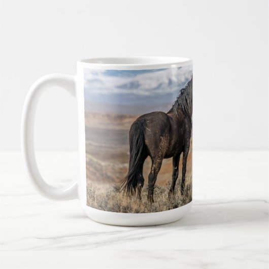 Tasse "Der schwarze Hengst" (Links)