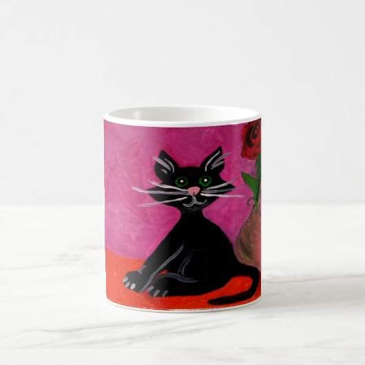 Tasse der schwarzen Katze (Mittel)