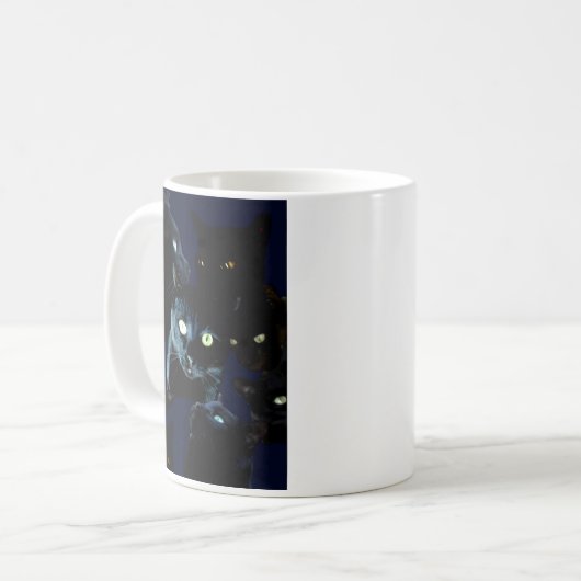 Tasse der schwarzen Katze (Vorderseite Links)