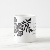 Tasse der Schwarzen Rose für Bestie (Mittel)