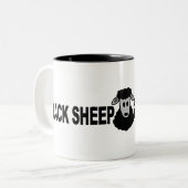 Tasse der SCHWARZEN SCHAFE - wählen Sie Art u. (Vorderseite Links)