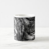 Tasse der Schwarzen und Weißen Katze (Mittel)