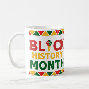 Tasse der Schwarzgeschichte Monat