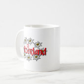 Tasse der Schweiz Edelweiss (Vorderseite Links)