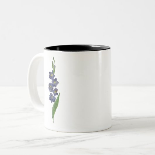 Tasse der Schwertlilie (Vorderseite Links)