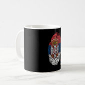 Tasse der serbischen Touch (Vorderseite Links)