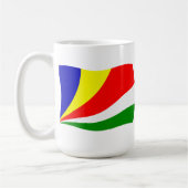 Tasse der Seychellen-Flagge (Links)