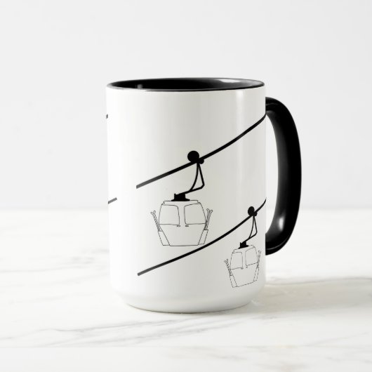 Tasse der Silhouette (VorderseiteRechts)
