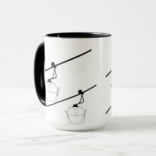 Tasse der Silhouette (Vorderseite Links)