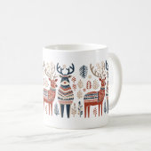 Tasse der skandinavischen Weihnachtsbaume (VorderseiteRechts)