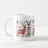 Tasse der skandinavischen Weihnachtsbaume (Links)